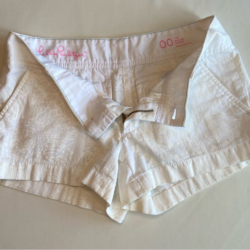 Lily Pulitzer, White 00, Walsh Shorts